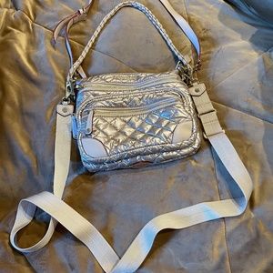 MZ Wallace Downtown Crosby Gold Metallic -like new